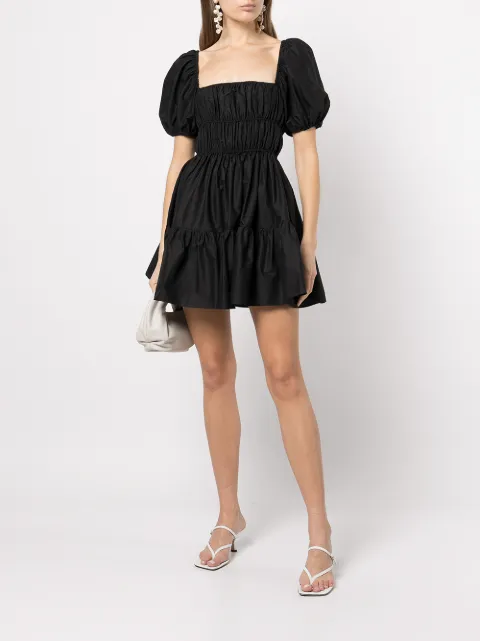 Matteau Shirred Mini Dress - Farfetch