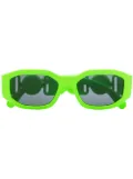 Versace Eyewear Medusa Biggie rectangle-frame sunglasses - Green