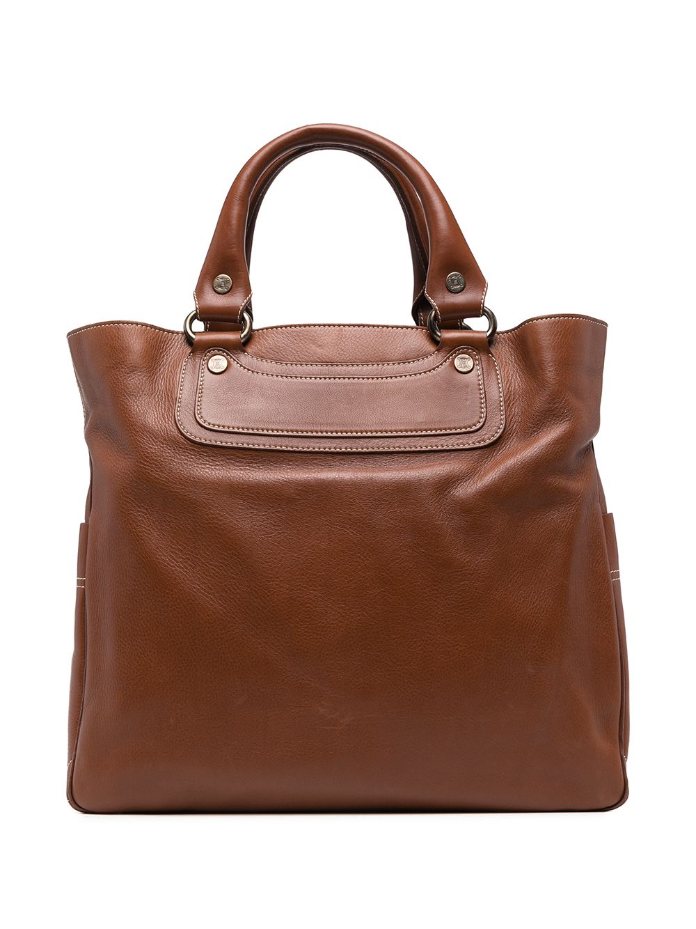 pre-owned panelled tote bag