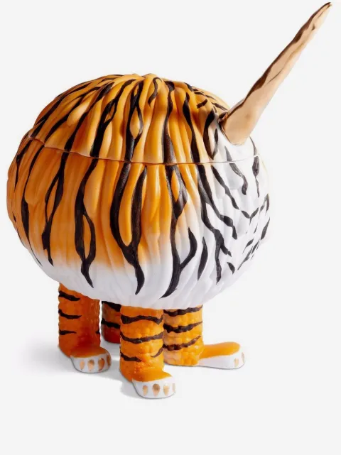 L'Objet Haas gold horn tiger vessel 