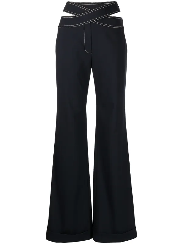 Monse criss-cross Waist Trousers - Farfetch