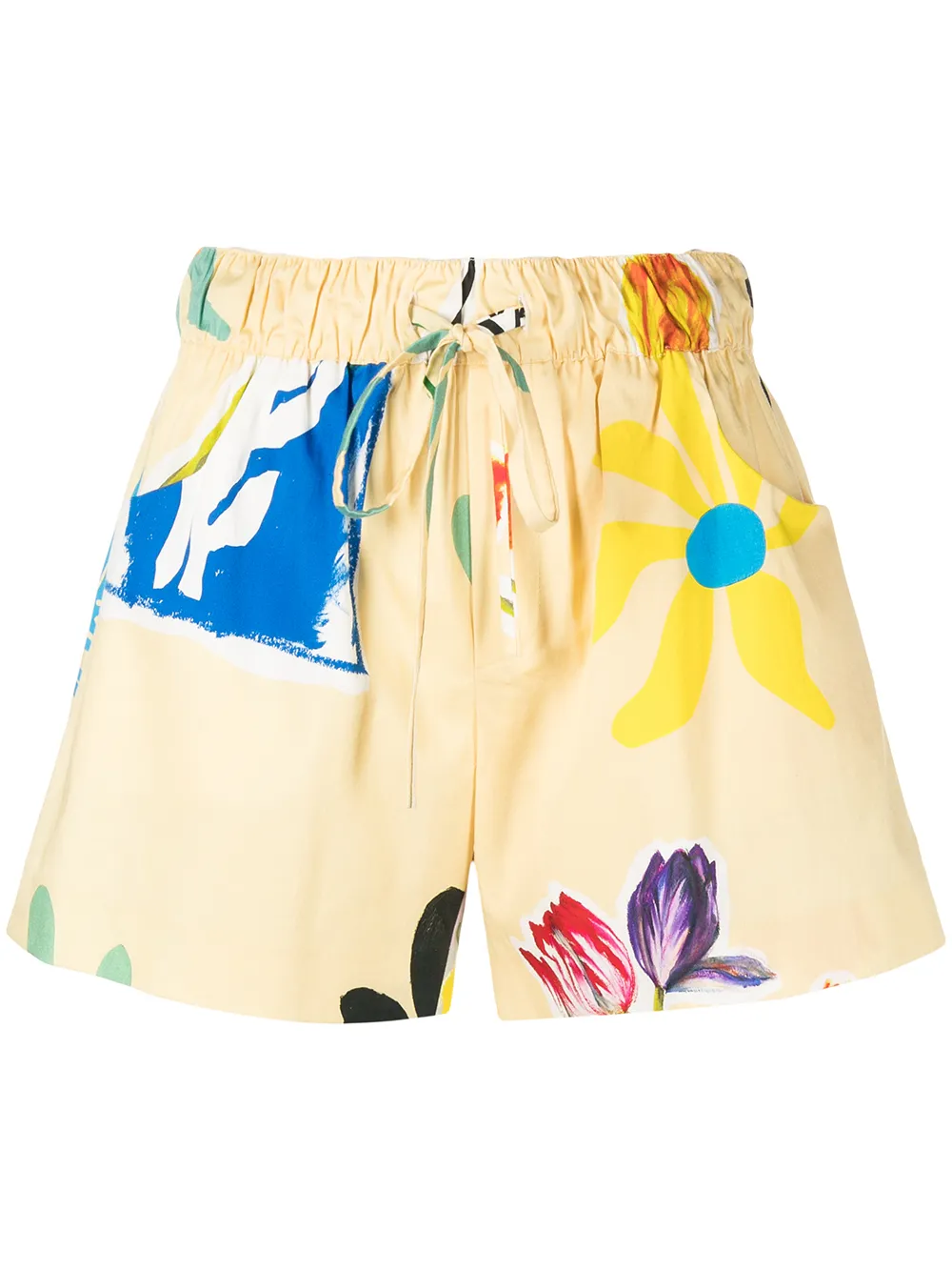 

Monse shorts de pijama con estampado floral - Neutro