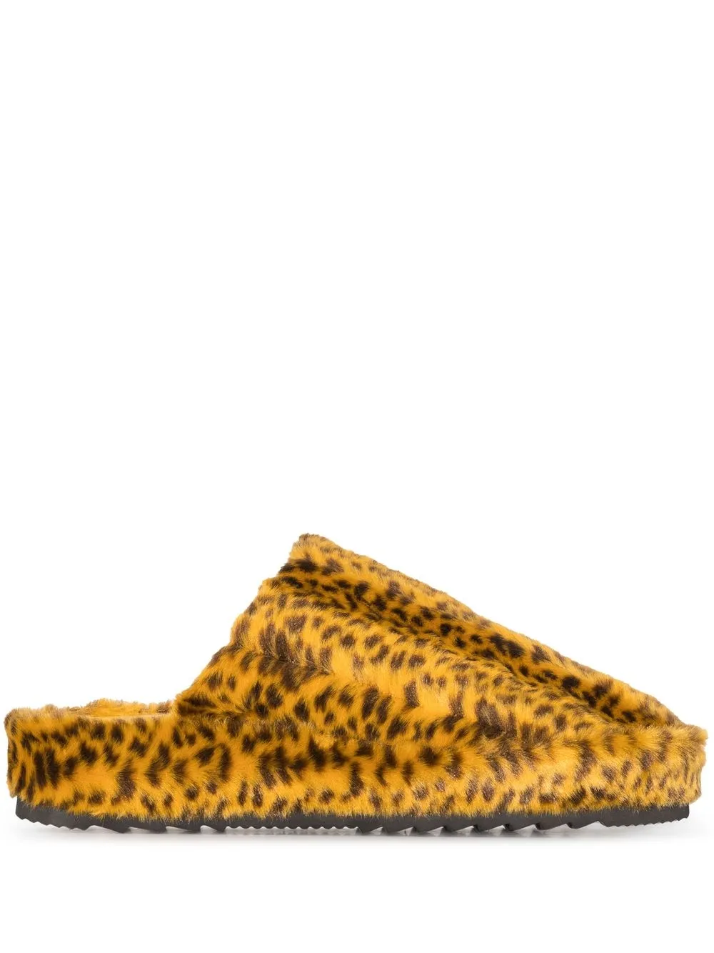 

STAND STUDIO slippers Nova con estampado de leopardo - Amarillo