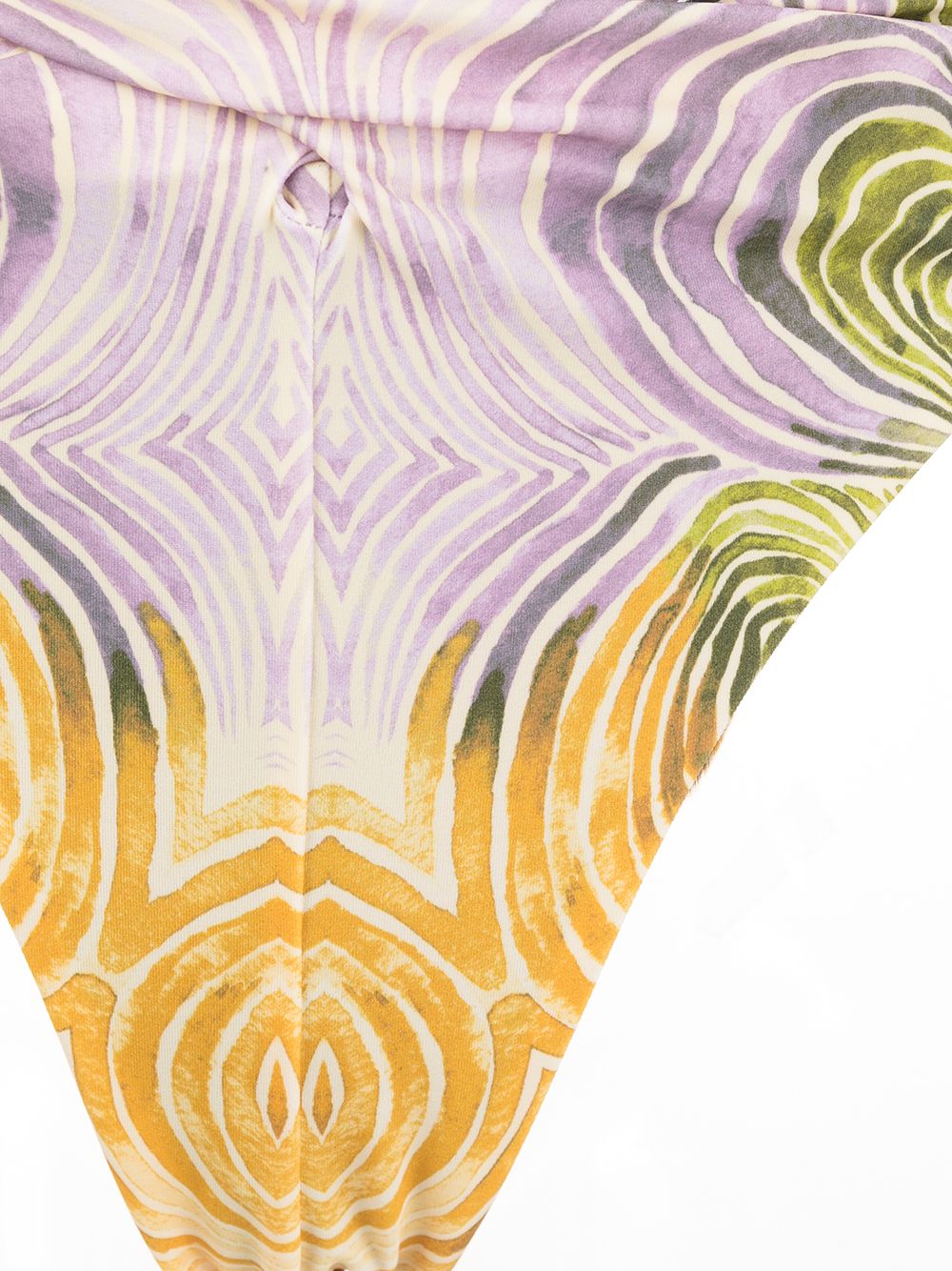 фото Andrea iyamah akacia abstract-print longsleeved bikini