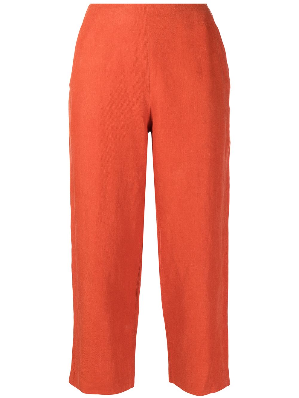 

Hermès pantalones capri rectos pre-owned - Naranja