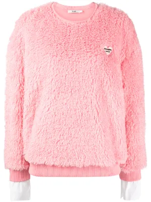 Topshop fluffy jumper hot sale with heart