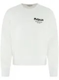 Alexander McQueen logo-printed sweatshirt - White