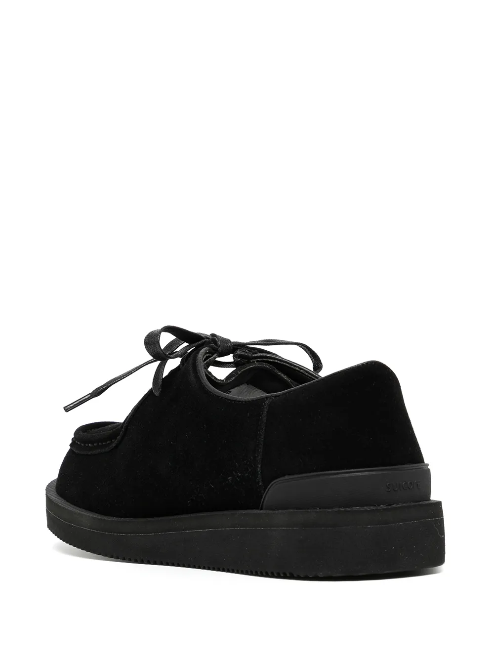 Suicoke Black Coc-sevab Lace-up Loafers In Schwarz | ModeSens