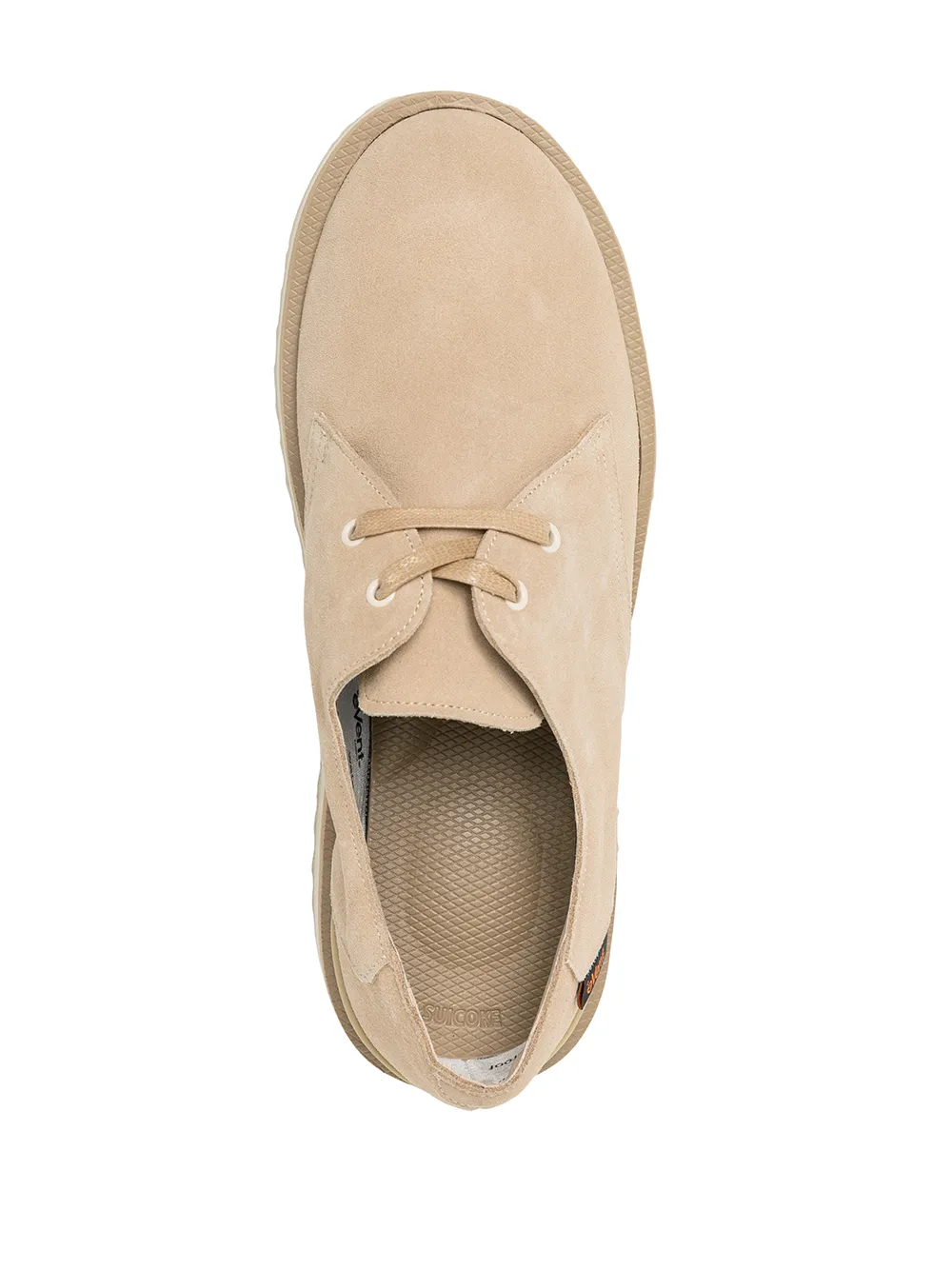 Shop Suicoke Dare Sevab Suede Derby Shoes In Nude