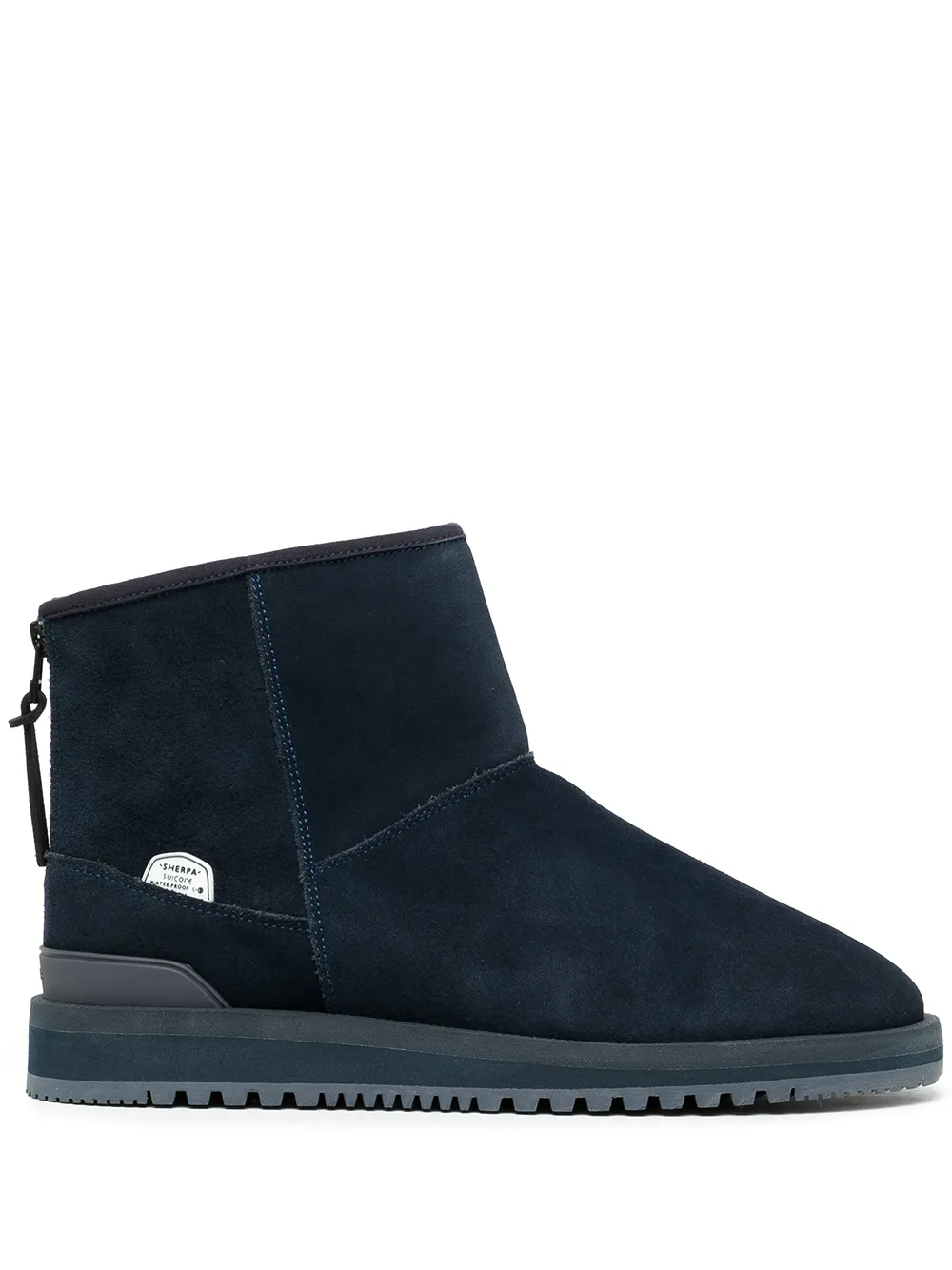 

Suicoke ankle-length suede boots - Blue