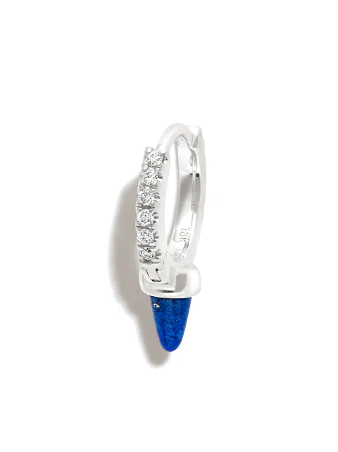 MARIA TASH 18kt white gold lapis lazuli and diamond earring