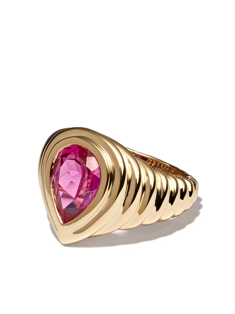 

Yvonne Léon 9kt yellow gold crystal ring