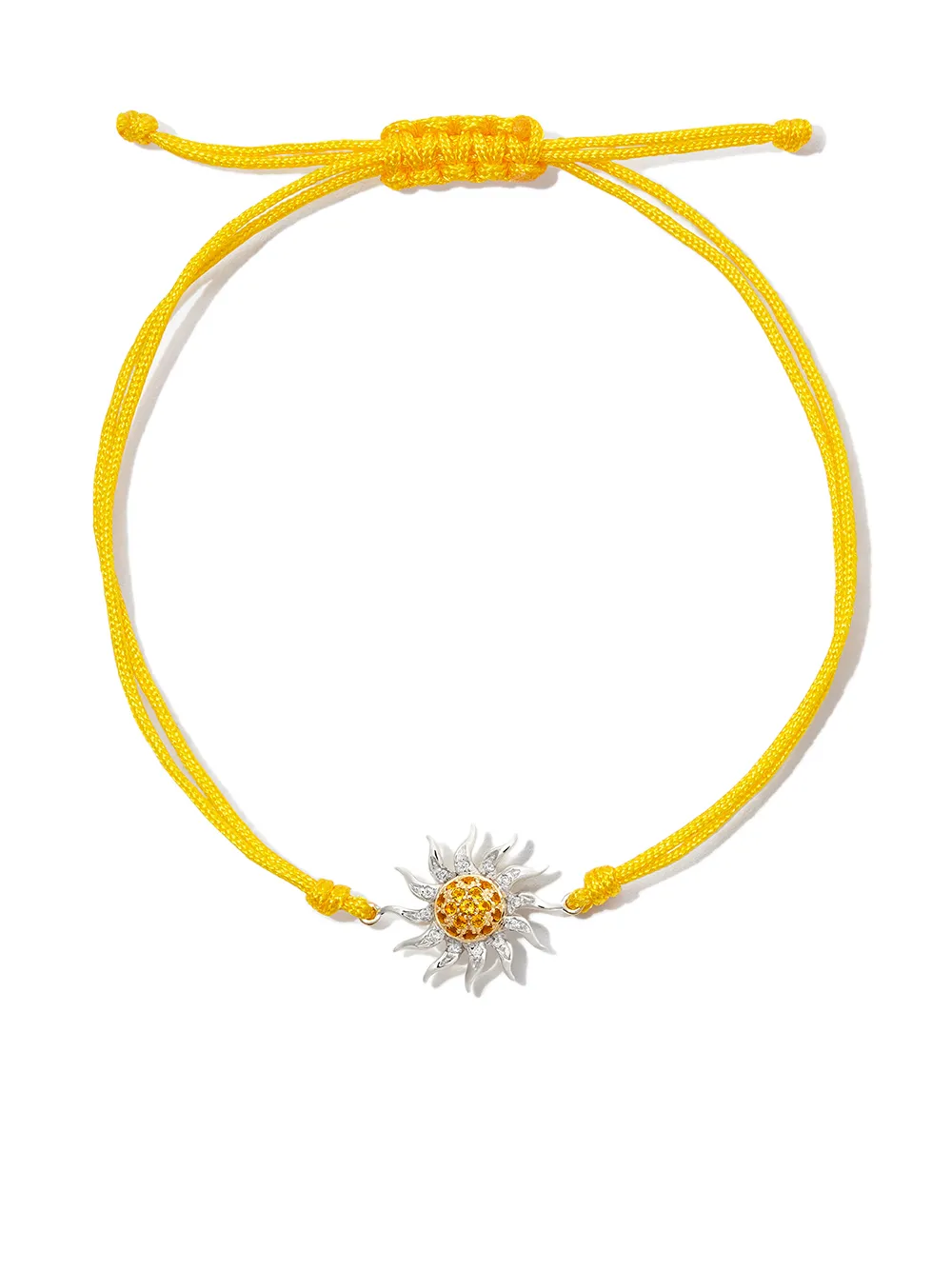 

Yvonne Léon pulsera Sun en oro amarillo de 9kt con citrino y diamantes - Dorado