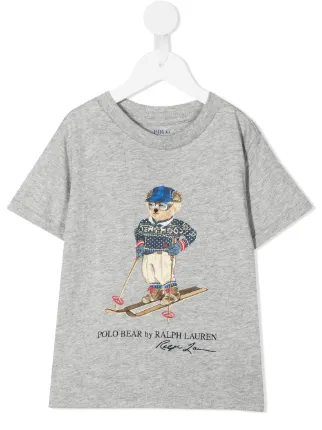 Ralph Lauren Kids Cortina ski-bear T-shirt - Farfetch