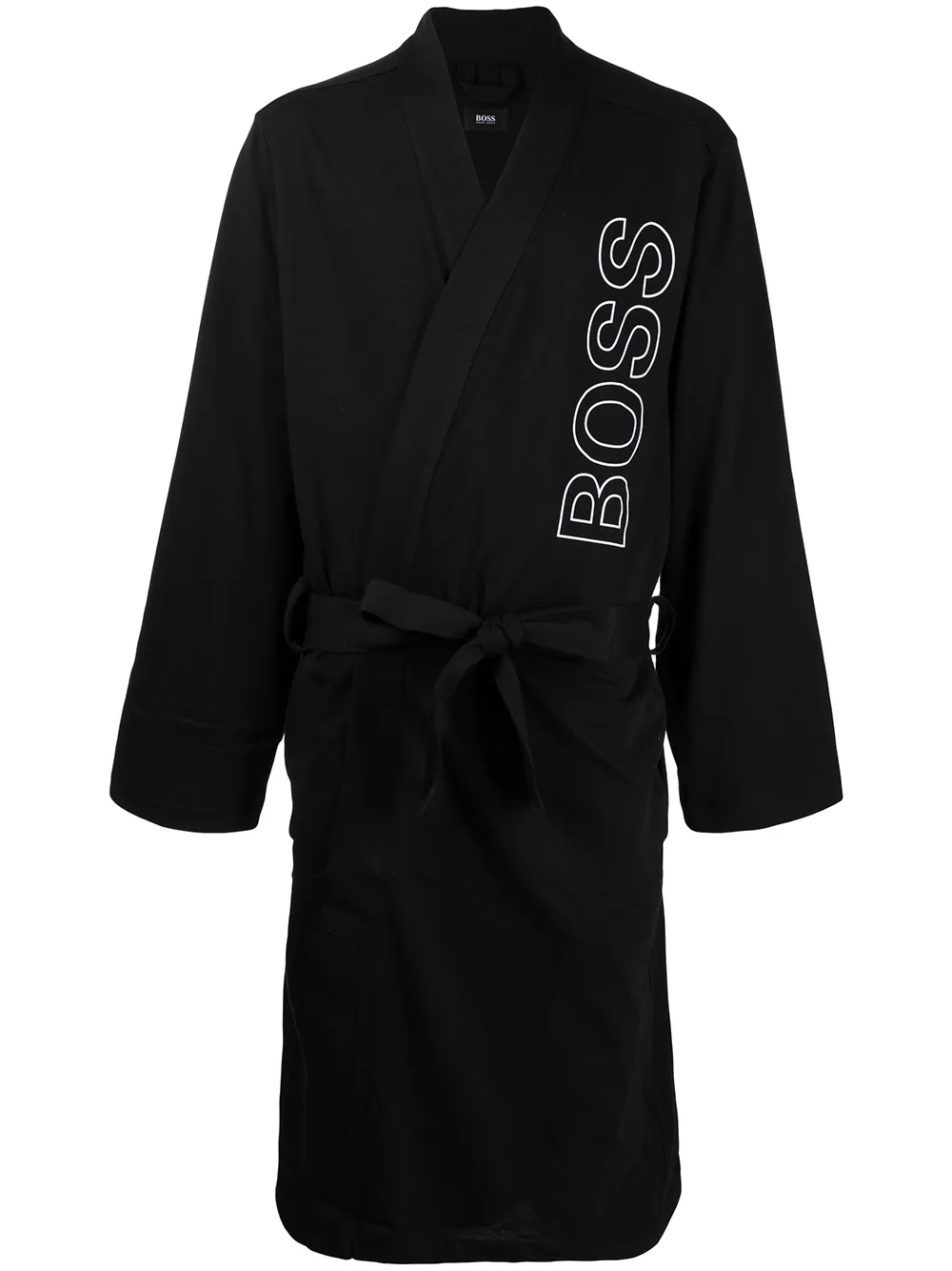 

BOSS bata con logo estampado - Negro