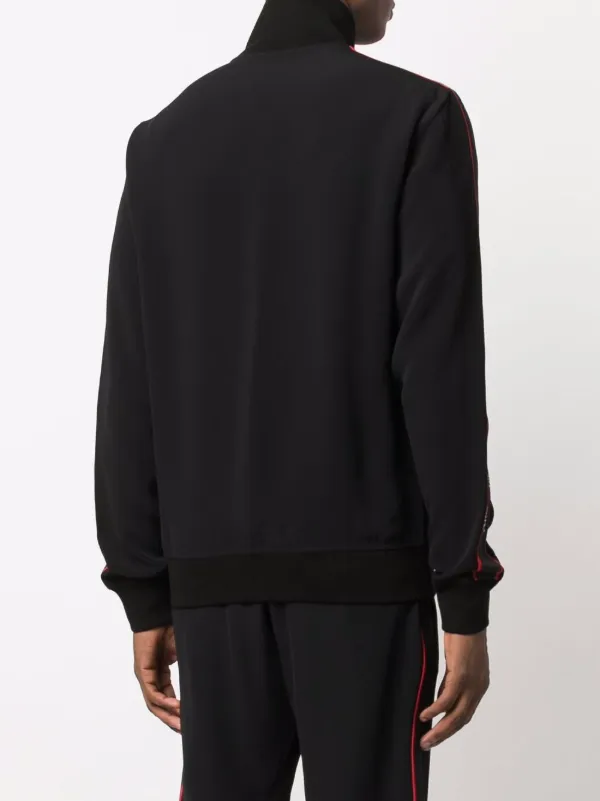 ★Alexander McQUEEN★ロゴ フード Logo hood ブラック 688715QT Alexander McQueen colour-block zip-up Hoodie | Black | FARFETCH