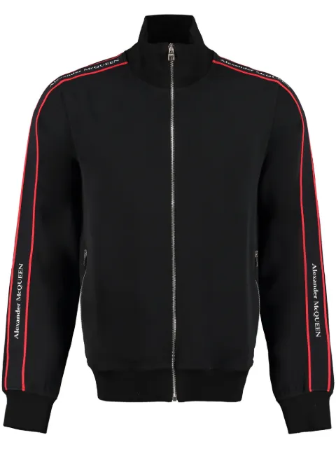 Alexander McQueen logo-print track jacket