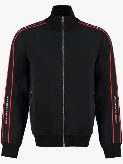 Alexander McQueen logo-print track jacket