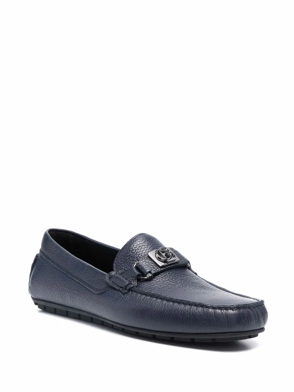 Baldinini Loafers met logoplakkaat - Blauw