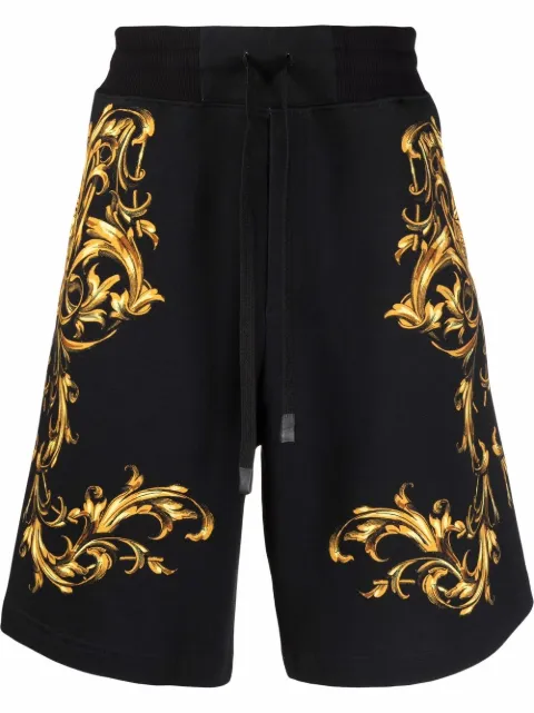 Versace Jeans Couture baroque pattern-print shorts