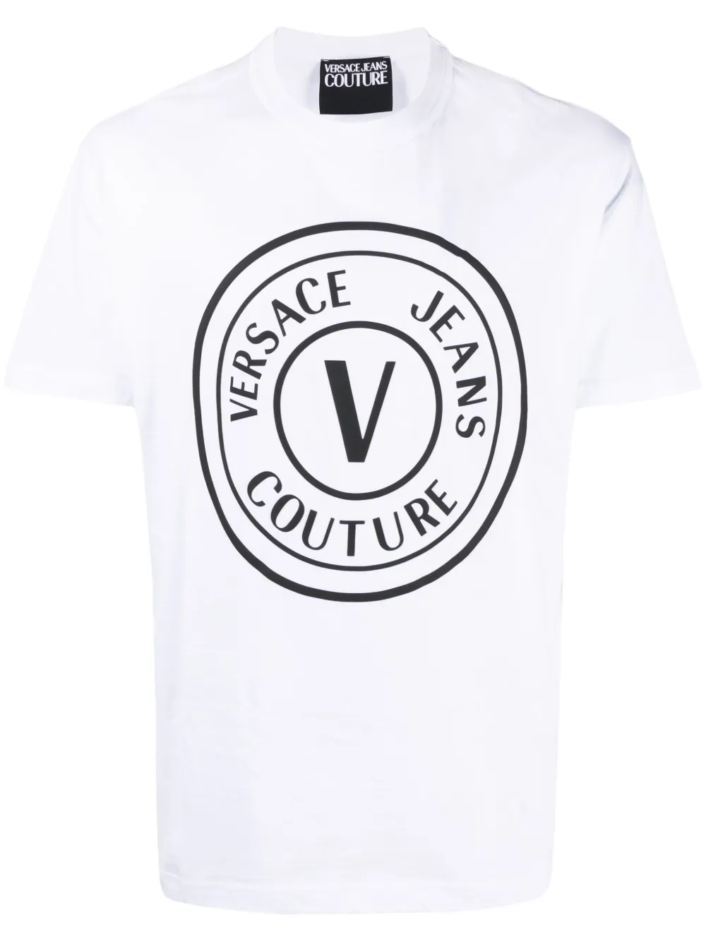 Versace Jeans Couture logo-print Cotton T-shirt - Farfetch