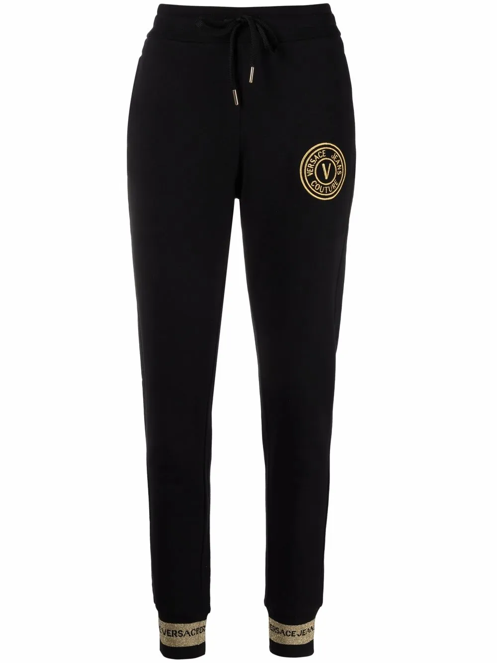 

Versace Jeans Couture logo-embroidered track pants - Black