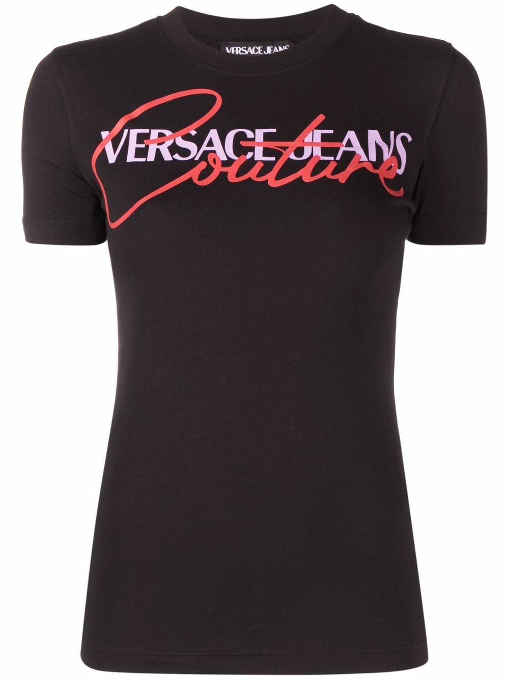 Versace Jeans Couture logo-print Organic Cotton T-shirt - Farfetch