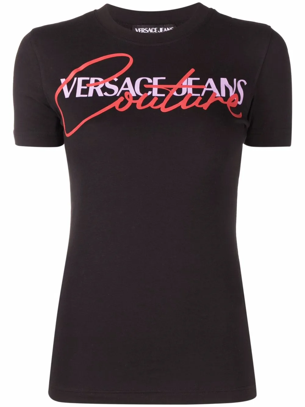 Versace Jeans Couture logo-print Organic Cotton T-shirt - Farfetch