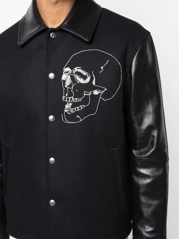 Alexander McQueen skull-embroidered Jacket - Farfetch