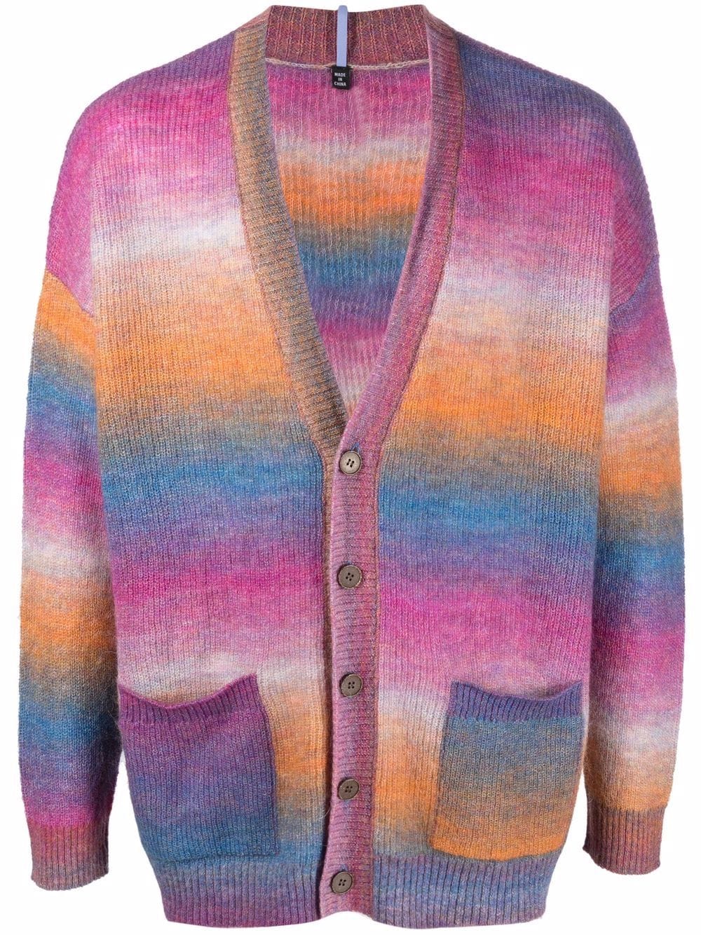 MCQ knitted gradient cardigan