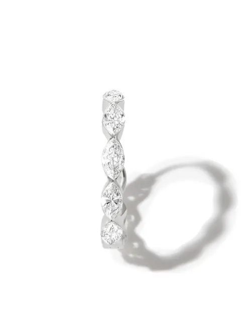 MARIA TASH 18kt white gold diamond hoop earring
