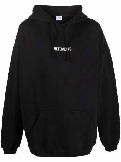 logo-printed hoodie | VETEMENTS 
