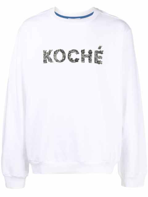 Koché logo-print sweatshirt