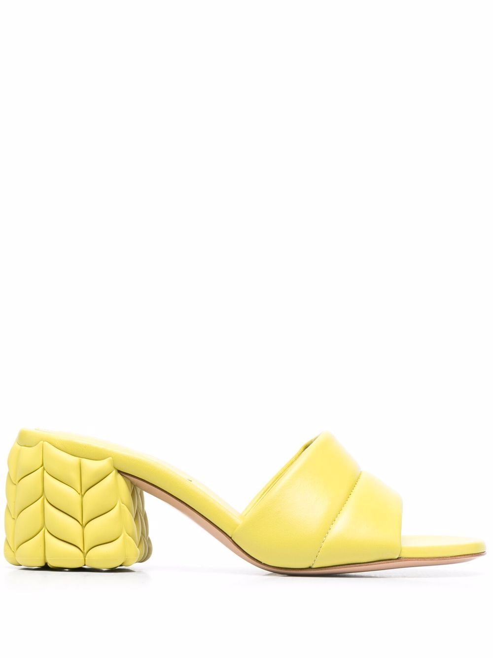 Gianvito Rossi Padded Leather Sandals - Farfetch