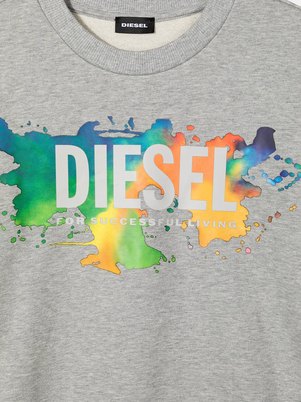 фото Diesel kids толстовка с логотипом