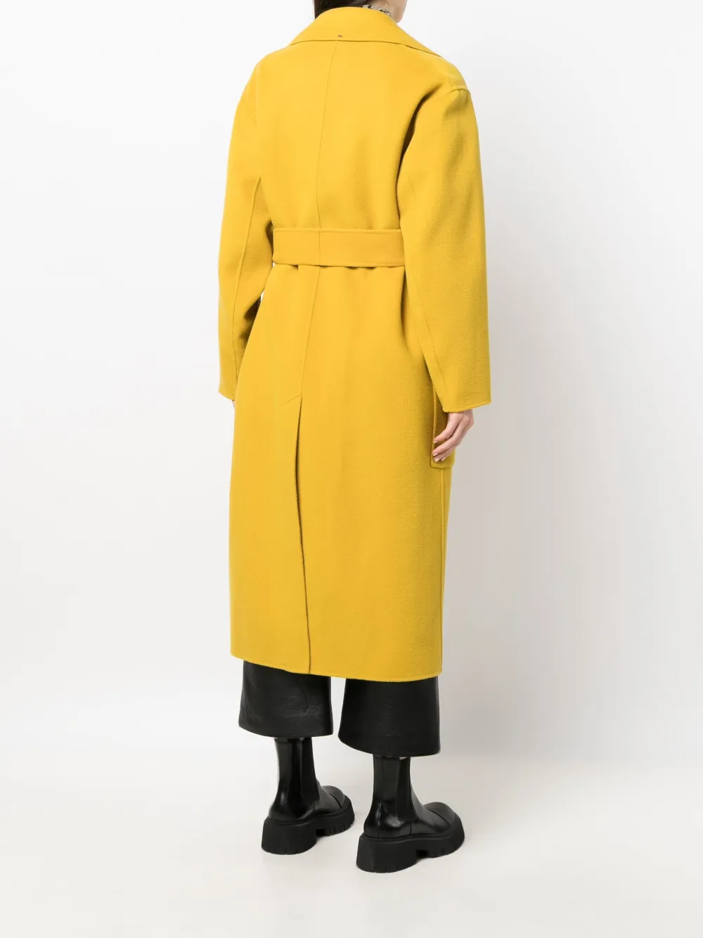 фото Sportmax шерстяное пальто с поясом