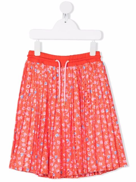 Marc Jacobs Kids heart-print pleated skirt 