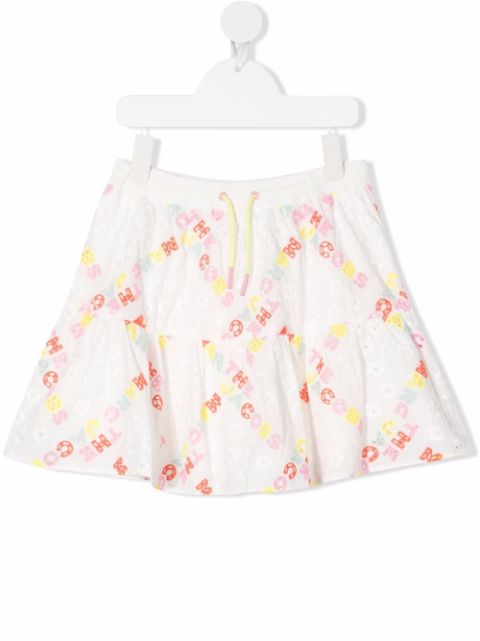 Marc Jacobs Kids broderie-anglaise tiered miniskirt