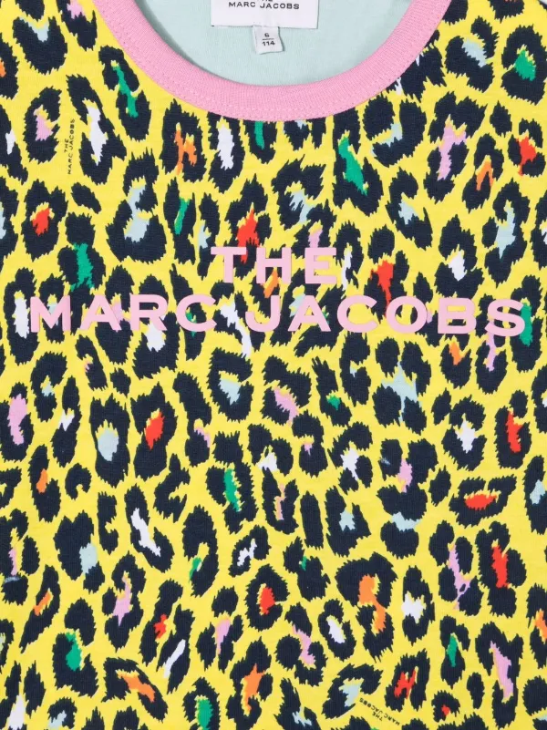 Marc Jacobs Kids leopard-print T-shirt 