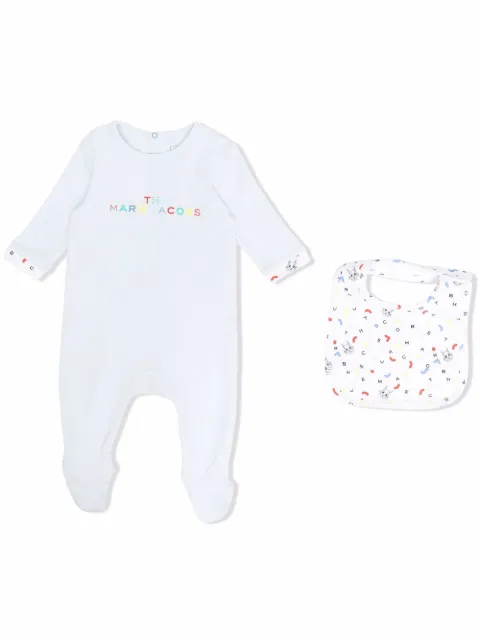 Little Marc Jacobs طقم بدلة أطفال بطبعة شعار الماركة