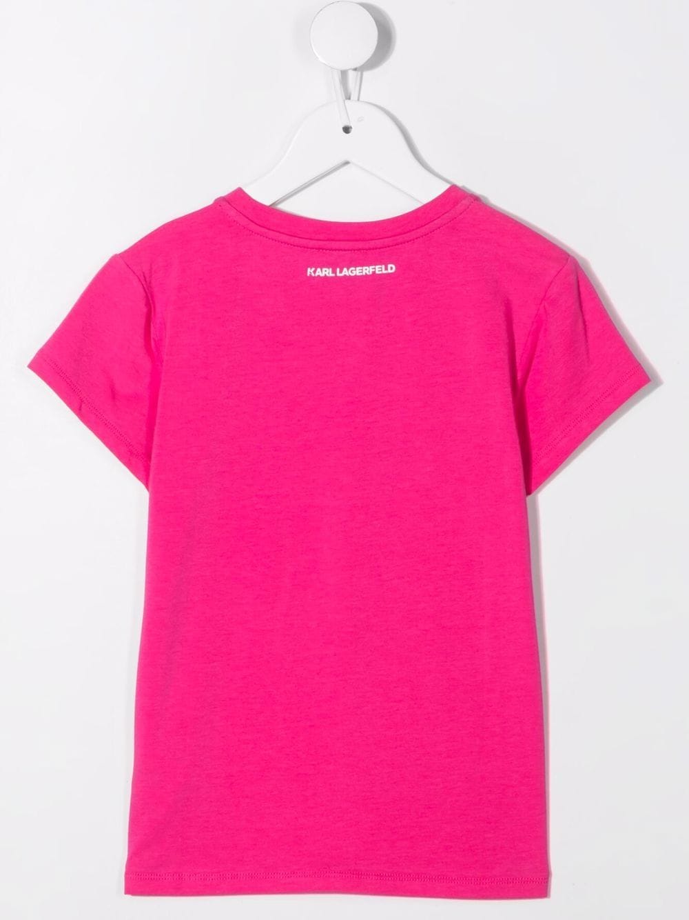 Karl Lagerfeld Kids T-shirt met print - Roze