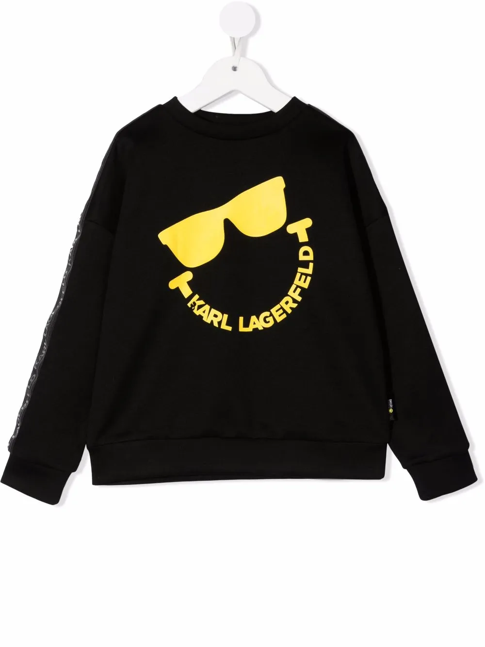 

Karl Lagerfeld Kids sudadera con logo estampado - Negro