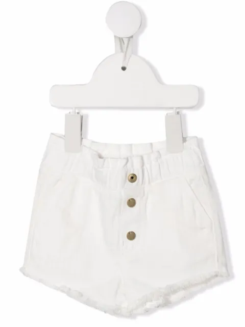 Chloé Kids شورت جينز بأزرار