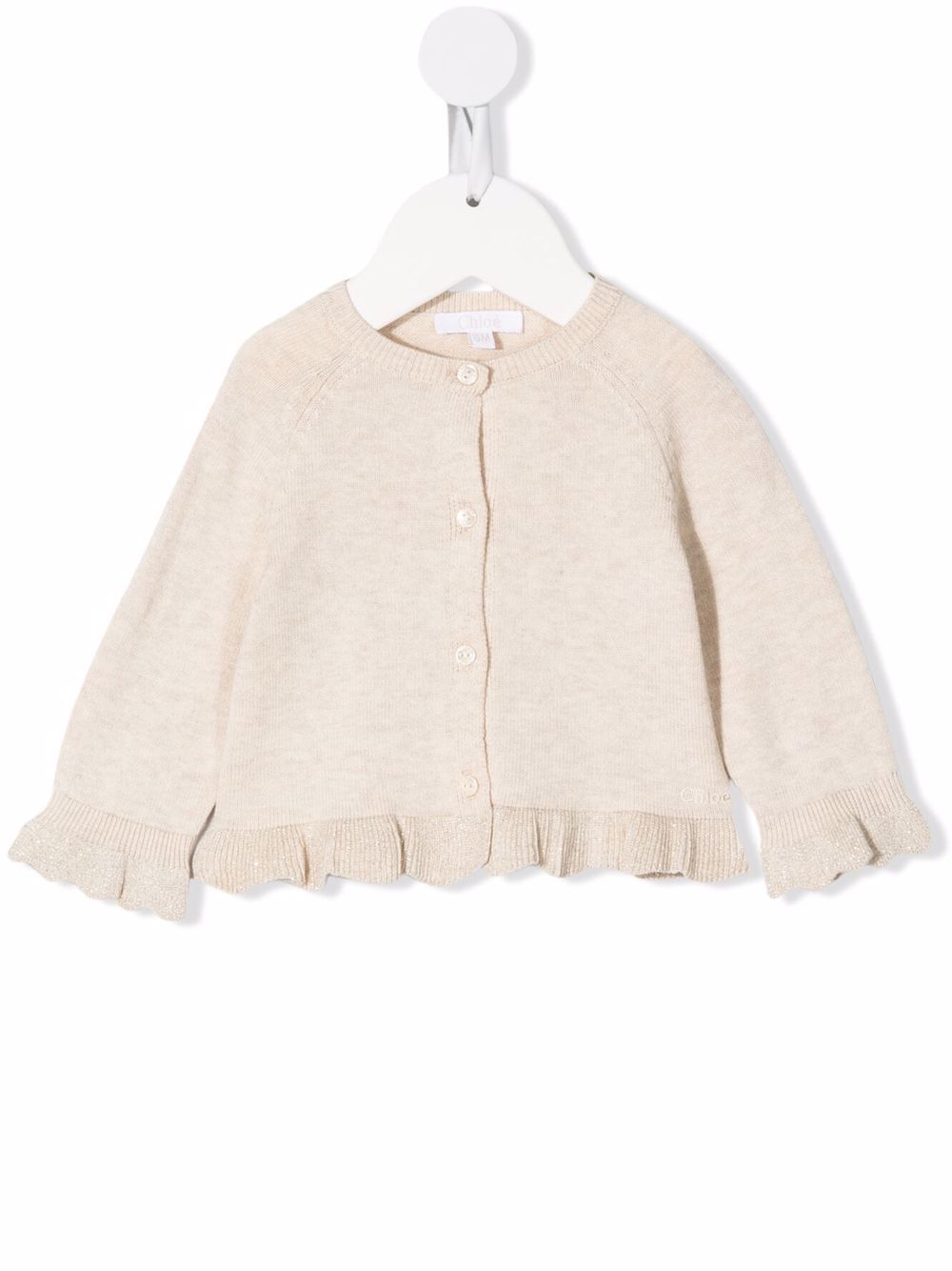 фото Chloé kids кардиган с оборками