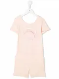 Chloé Kids logo print playsuit - Neutrals