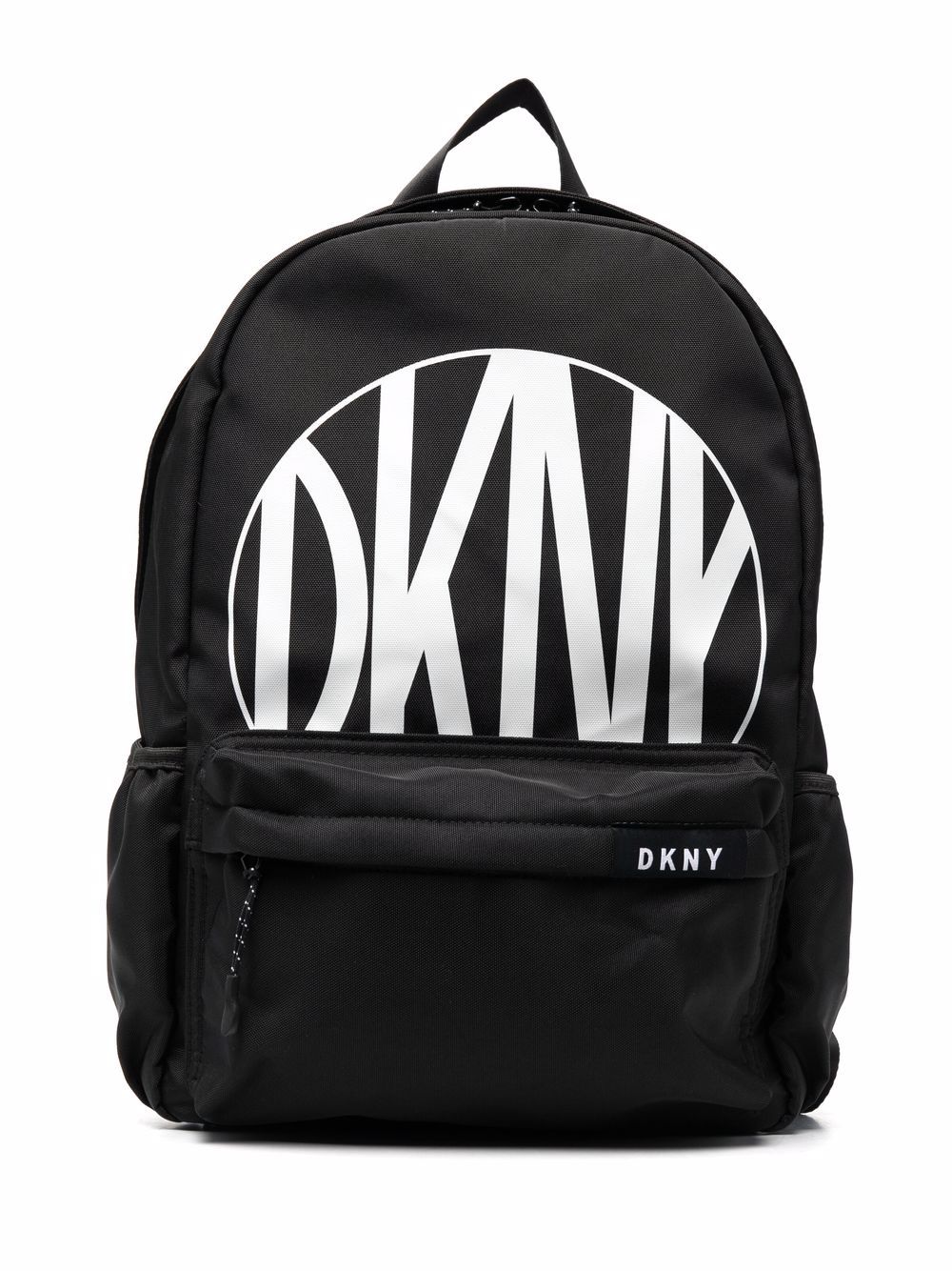 

Dkny Kids manta con diseño de dos tonos y logo - Negro