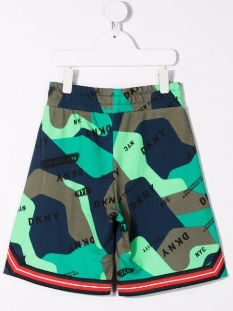 camouflage-print Bermuda shorts