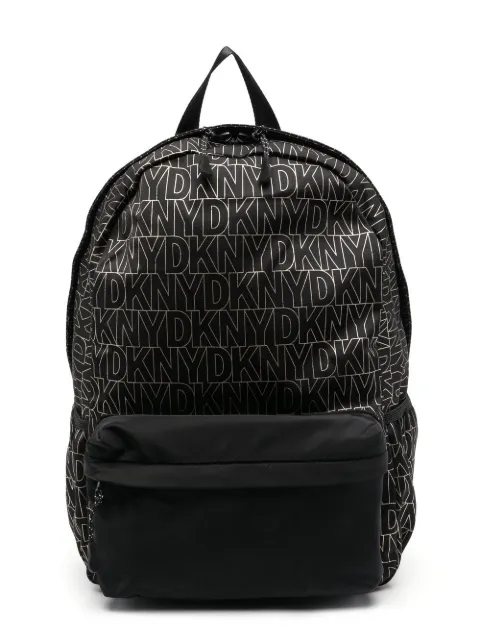 dkny kids logo印花双肩包