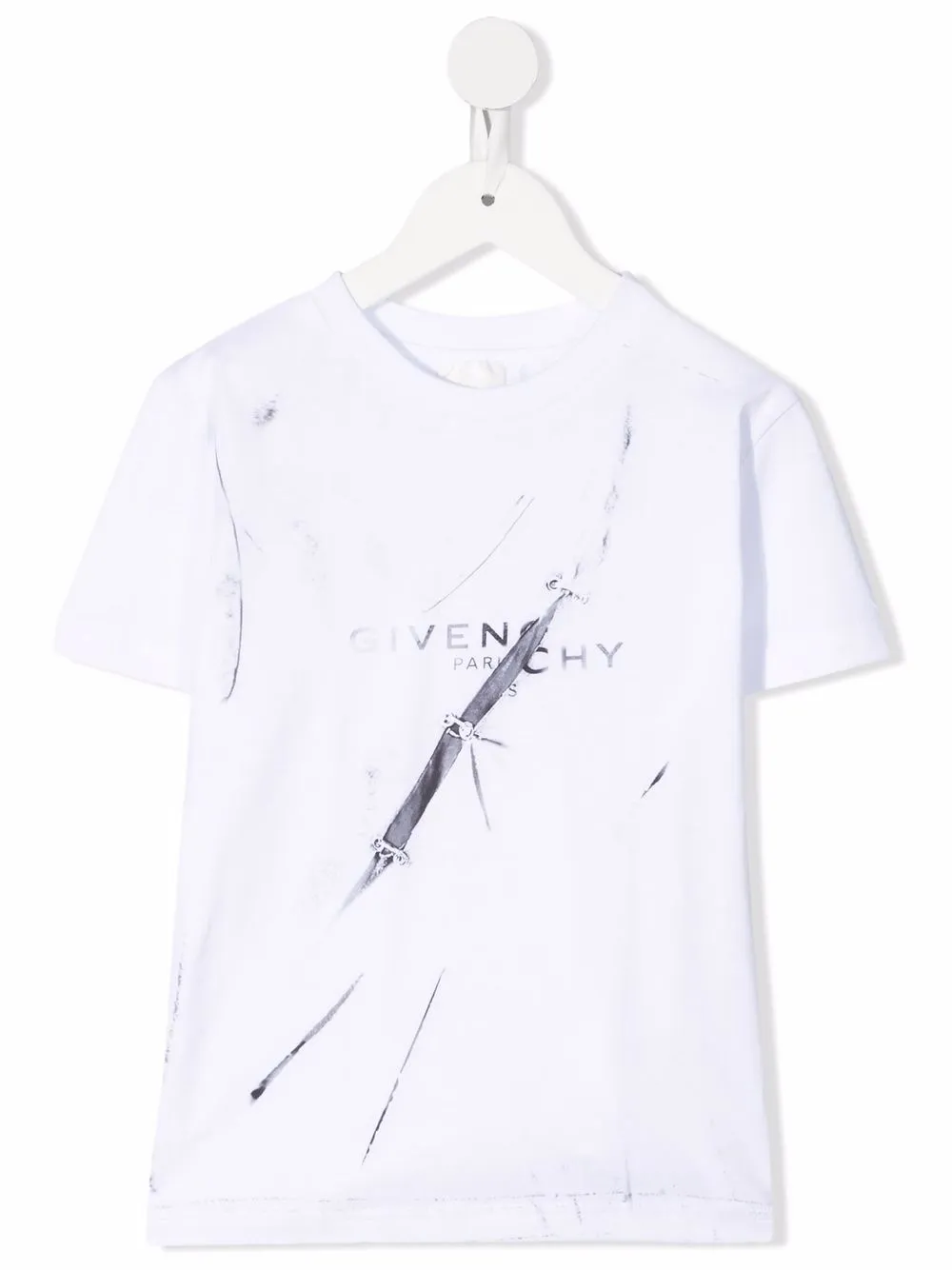 

Givenchy Kids logo print T-shirt - White