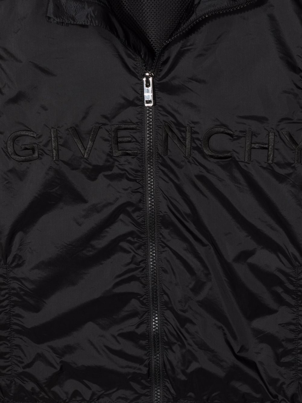 фото Givenchy kids куртка на молнии с вышитым логотипом